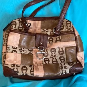 Etienne Aigner Patchwork Shoulder Bag & Wallet
